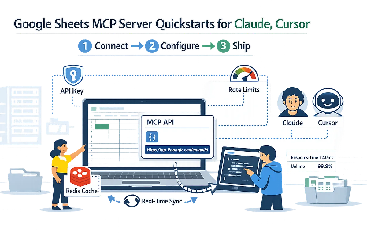 Google Sheets MCP Server Quickstarts for Claude, Cursor