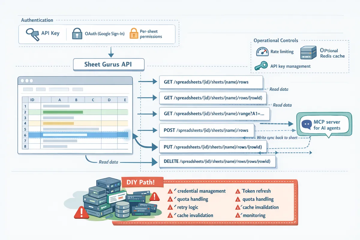 No‑Code API for Google Sheets: The Definitive 2026 Guide to Tools, Security, and AI Workflows