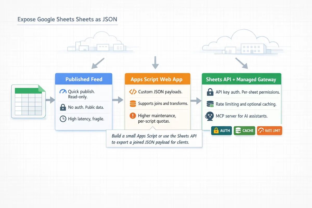 Google Sheets JSON API: The Complete Guide to CRUD, Auth, and Performance
