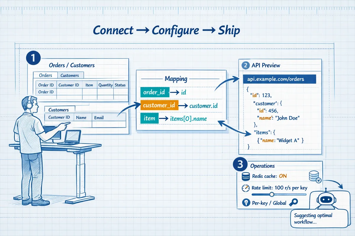 How to Turn Google Sheets into a REST API in Minutes (No Backend Required)